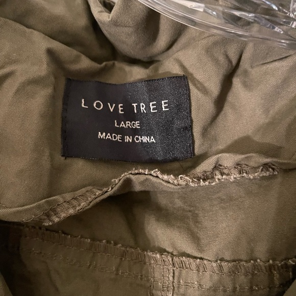 Love tree 100% cotton vest military green style size large - Picture 4 of 5